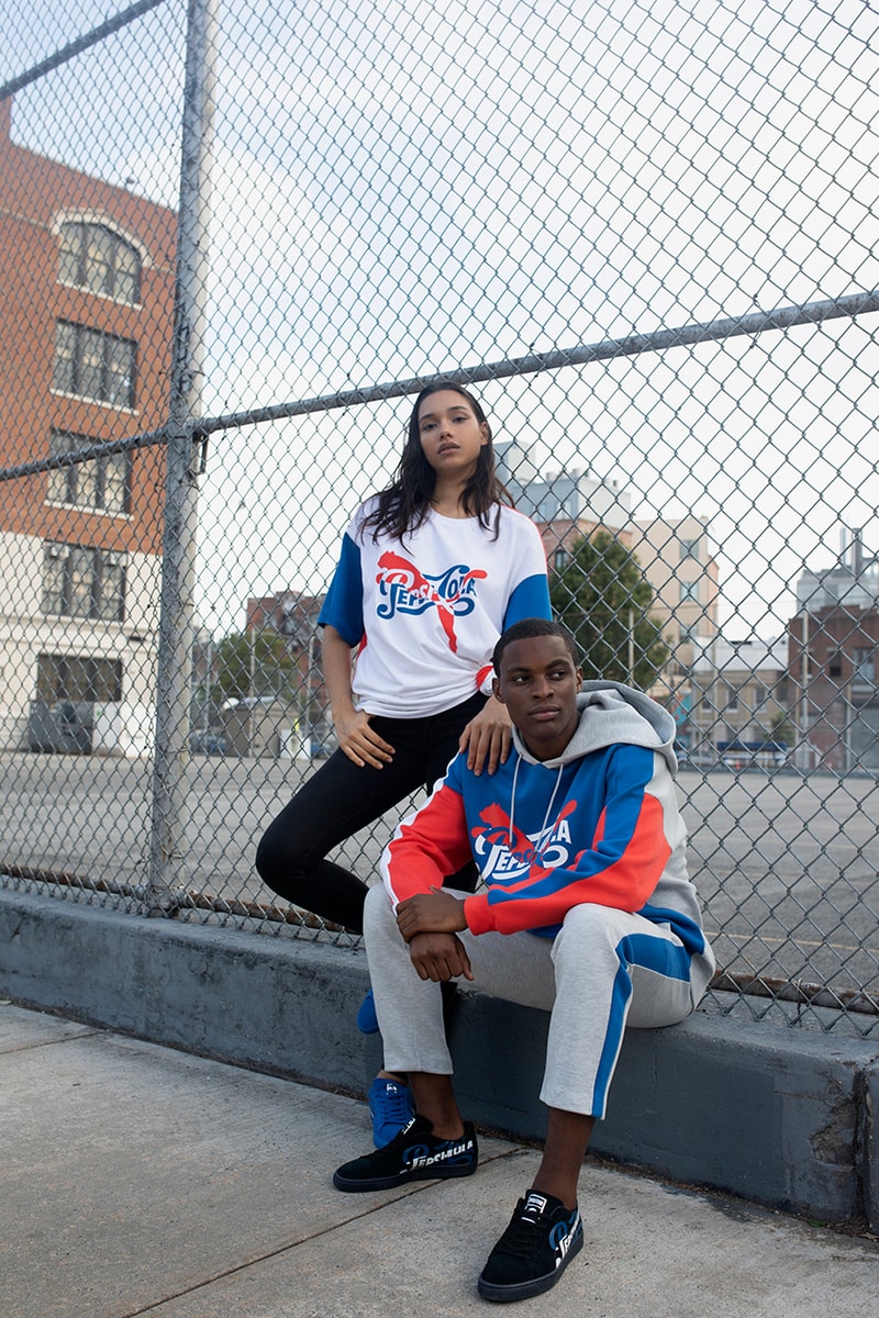 PUMA Suede 50th Anniversary Collaboration Pepsi Cola Blue Black Vintage Inspired Sneaker footwear trainers