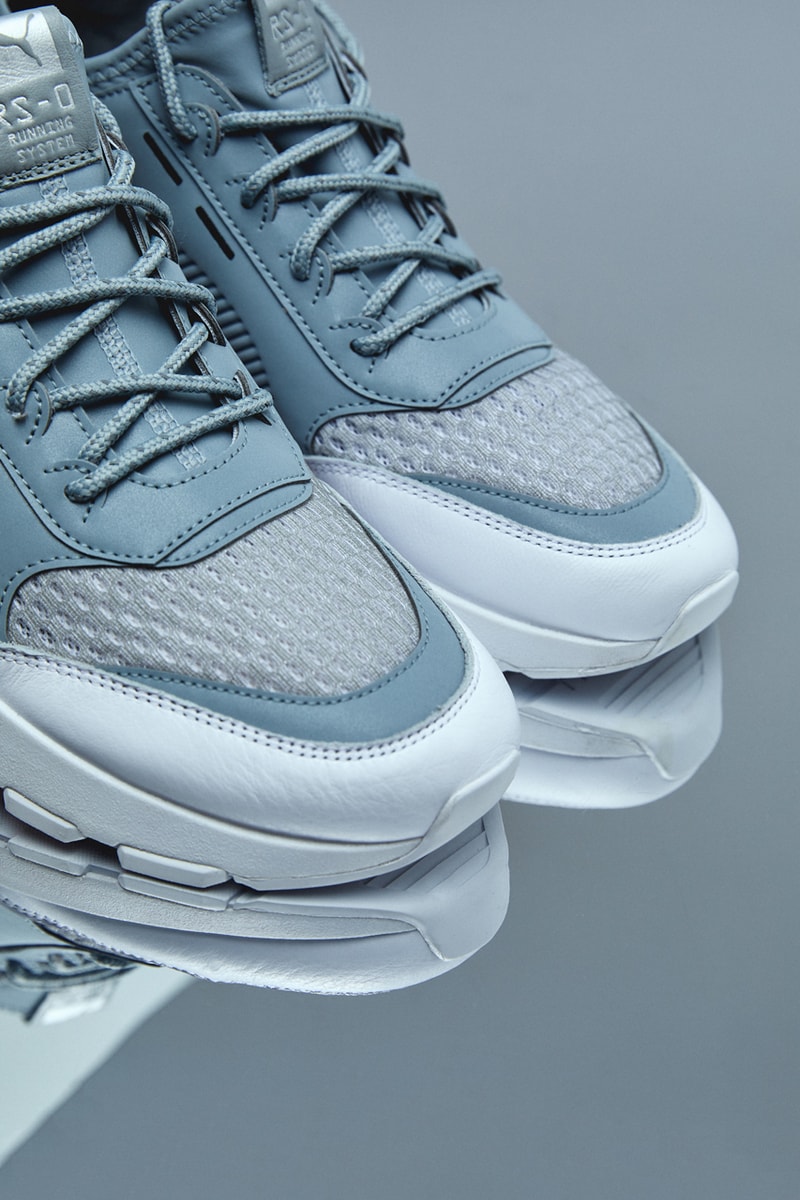 PUMA RS-0 "Optic" Closer Look sneaker shoe running runner fashion 3m reflective silver white german mirror grey