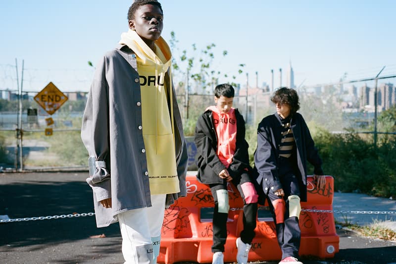 Raf Simons fall winter 2018 editorial look style idol brooklyn drugs domino park new york