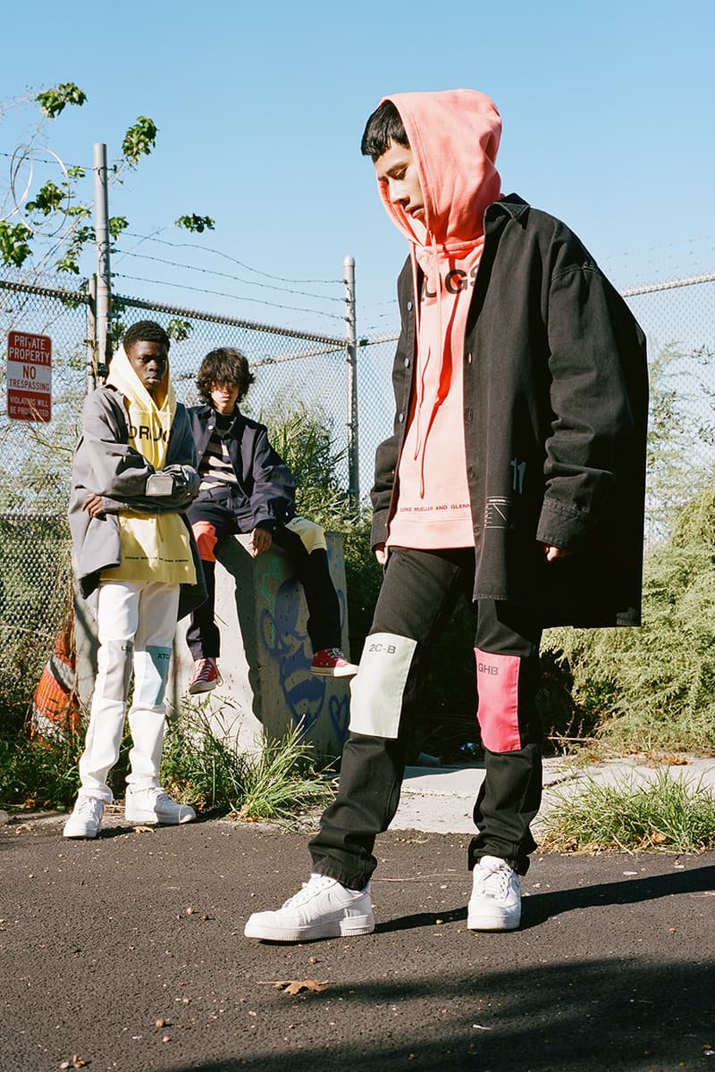 Raf Simons fall winter 2018 editorial look style idol brooklyn drugs domino park new york