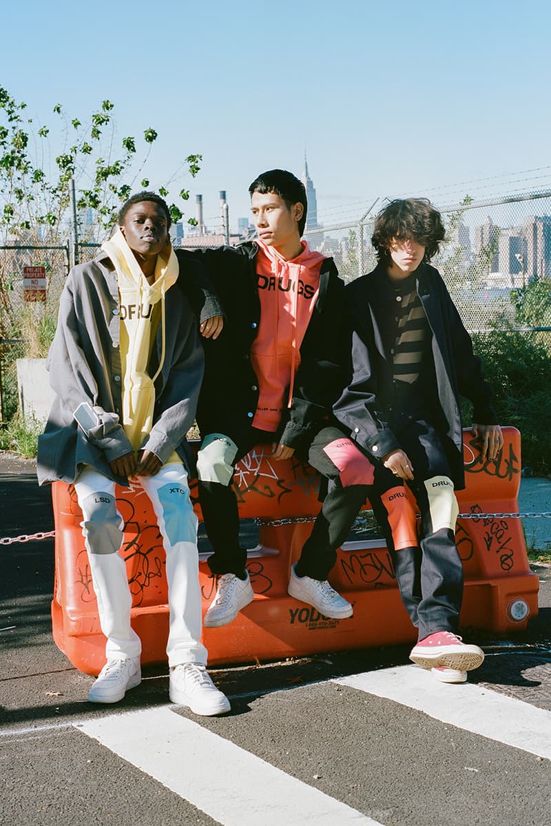 Raf Simons fall winter 2018 editorial look style idol brooklyn drugs domino park new york