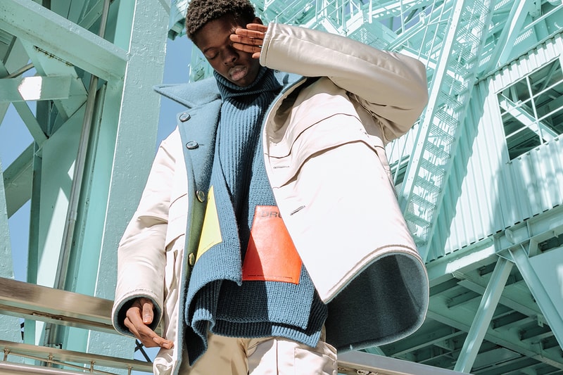 Raf Simons fall winter 2018 editorial look style idol brooklyn drugs domino park new york