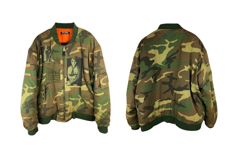 Grailed Raf Simons "Riot Riot Riot" Camo Bomber 47k price archive vintage kanye west kim kardashian