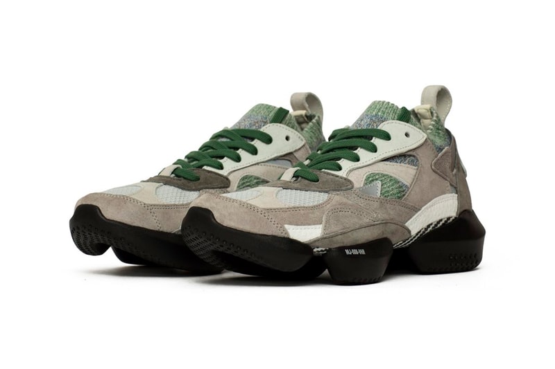 Reebok 3D OP. Pro Cool Grey Release Light Grey Solid White Green