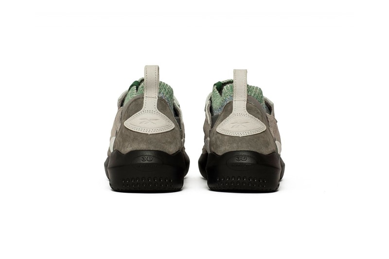 Reebok 3D OP. Pro Cool Grey Release Light Grey Solid White Green