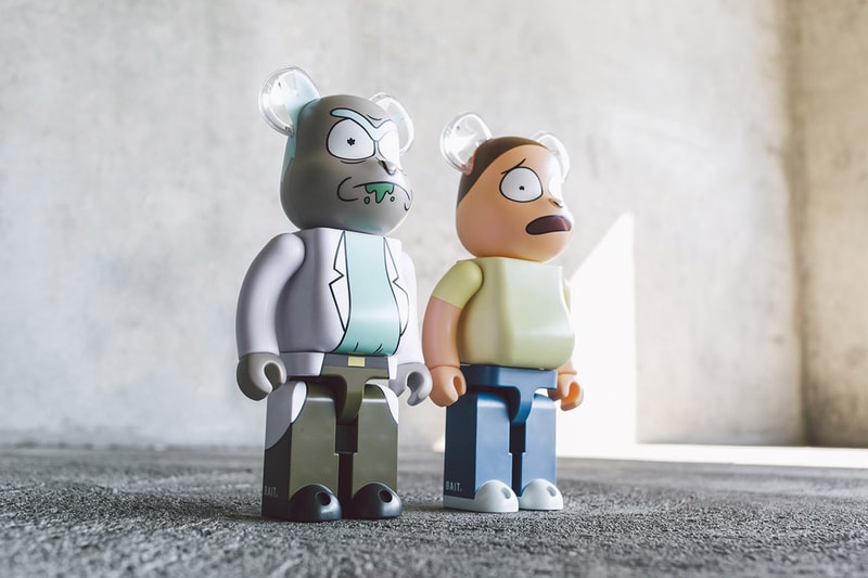 bait rick and morty medicom toy bearbrick figure collectible 100 400 exclusive november 3 2018 drop release date info retail buy sell 