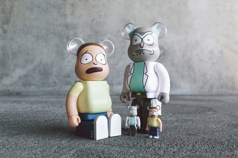 bait rick and morty medicom toy bearbrick figure collectible 100 400 exclusive november 3 2018 drop release date info retail buy sell 