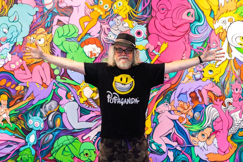 Immerse Yourself in Ron English's Chaotic "Delusionville" Exhibition