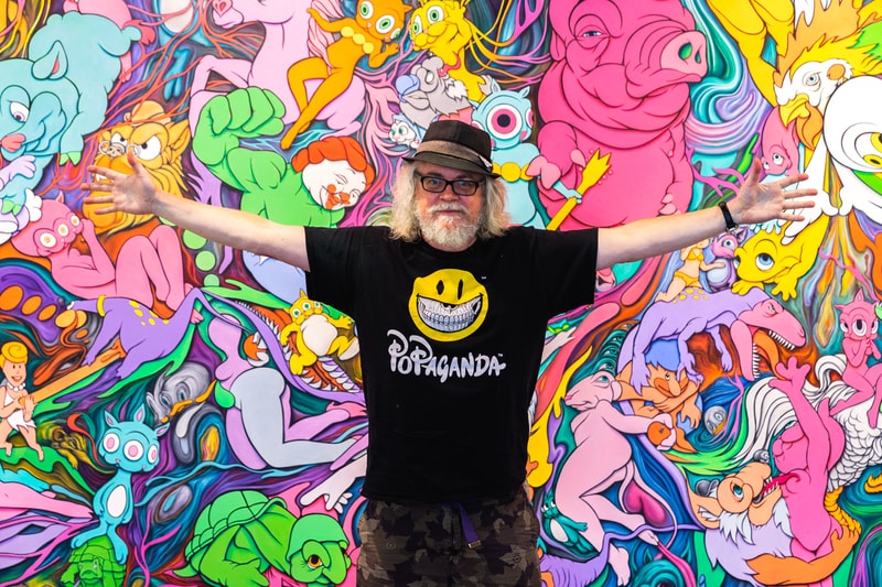 ron english delusionville exhibition allouche gallery artworks art artists sculptures paintings daniel johnston