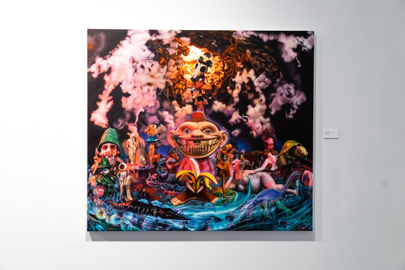 ron english delusionville exhibition allouche gallery artworks art artists sculptures paintings daniel johnston