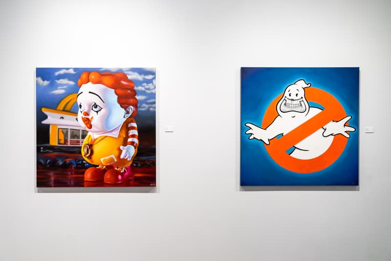 ron english delusionville exhibition allouche gallery artworks art artists sculptures paintings daniel johnston