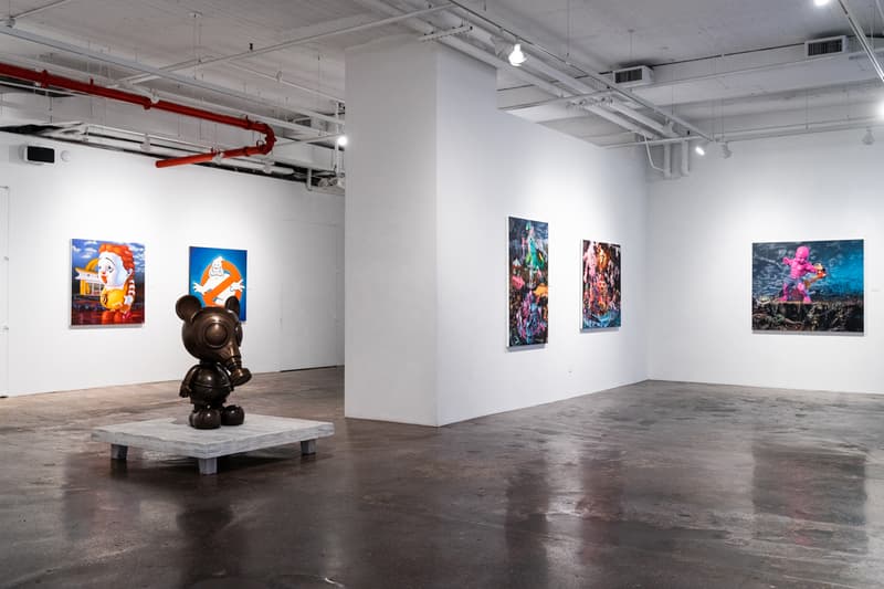 ron english delusionville exhibition allouche gallery artworks art artists sculptures paintings daniel johnston