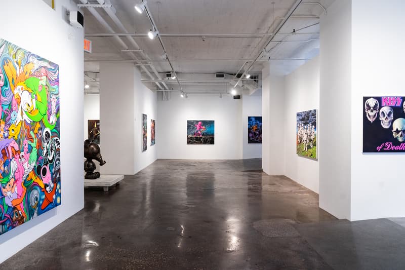ron english delusionville exhibition allouche gallery artworks art artists sculptures paintings daniel johnston