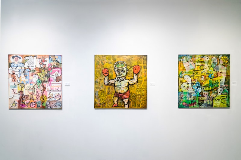 ron english delusionville exhibition allouche gallery artworks art artists sculptures paintings daniel johnston