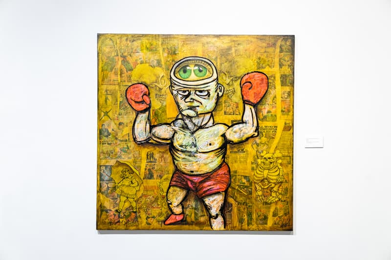 ron english delusionville exhibition allouche gallery artworks art artists sculptures paintings daniel johnston