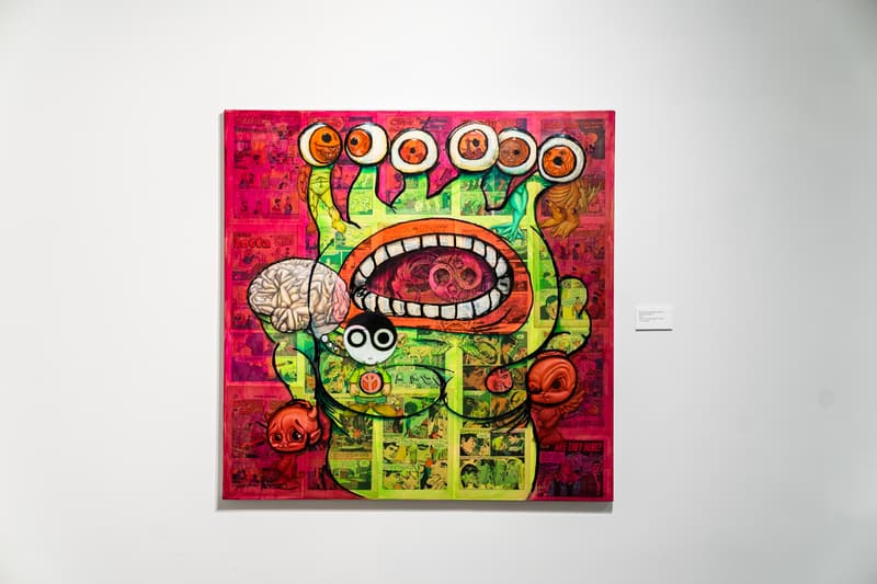 ron english delusionville exhibition allouche gallery artworks art artists sculptures paintings daniel johnston