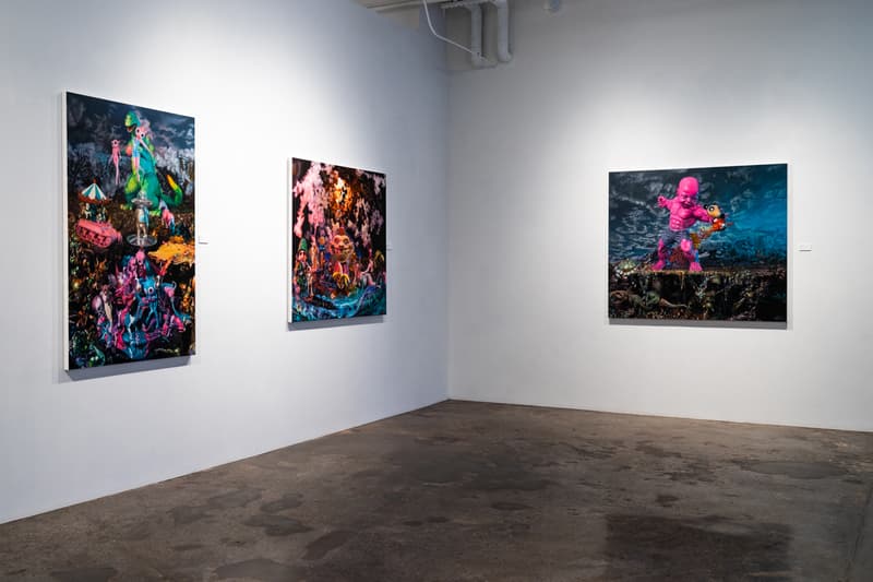 ron english delusionville exhibition allouche gallery artworks art artists sculptures paintings daniel johnston