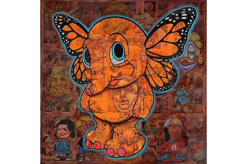 ron english delusionville exhibition allouche gallery paintings popaganda