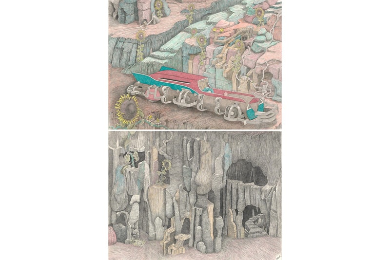 william hall symphony of survival ross kramer gallery drawings artworks exhibitions 