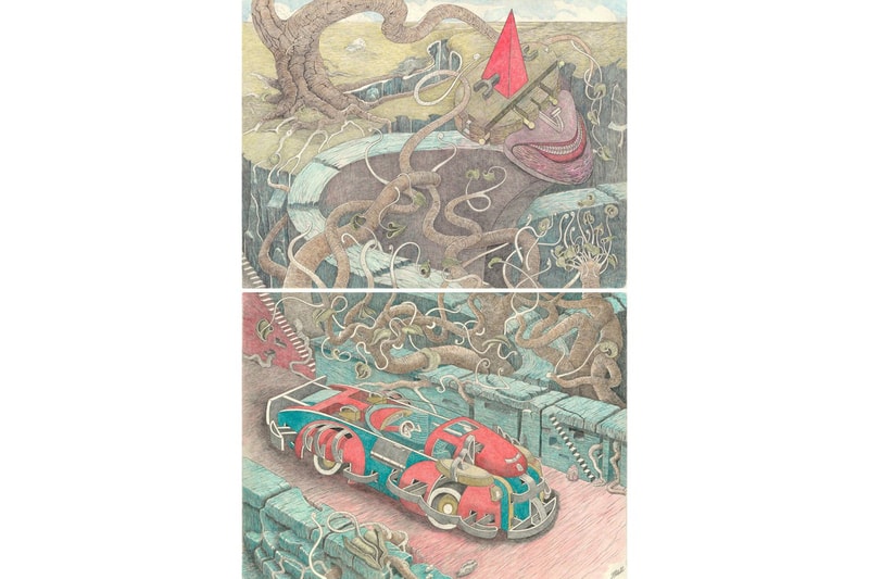 william hall symphony of survival ross kramer gallery drawings artworks exhibitions 