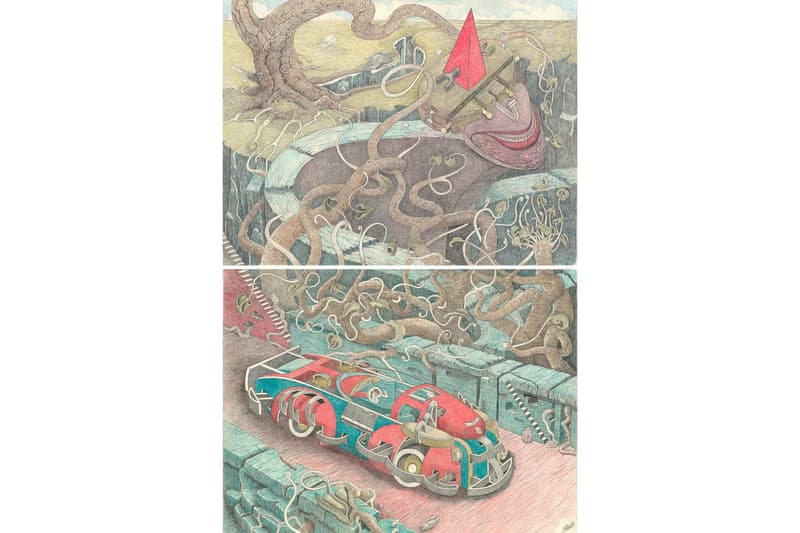 william hall symphony of survival ross kramer gallery drawings artworks exhibitions