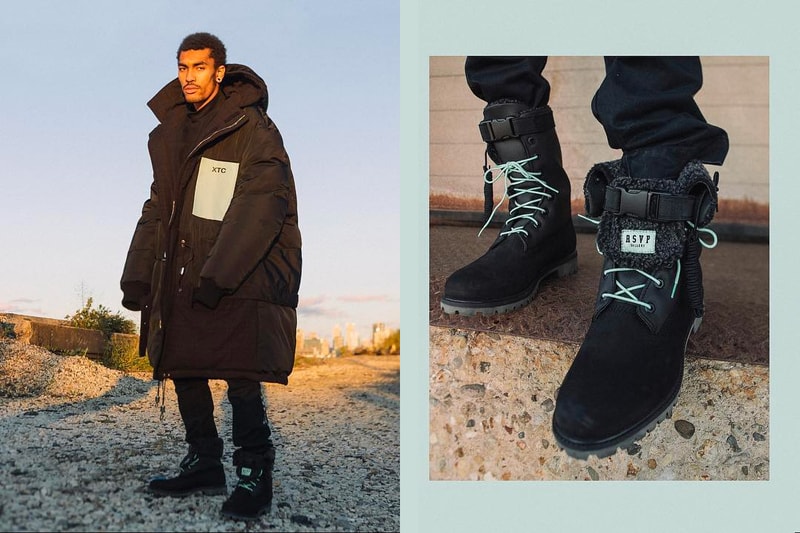 RSVP Gallery x Timberland Gaiter Boot Release date price info black colorway 6 inch buy online website store