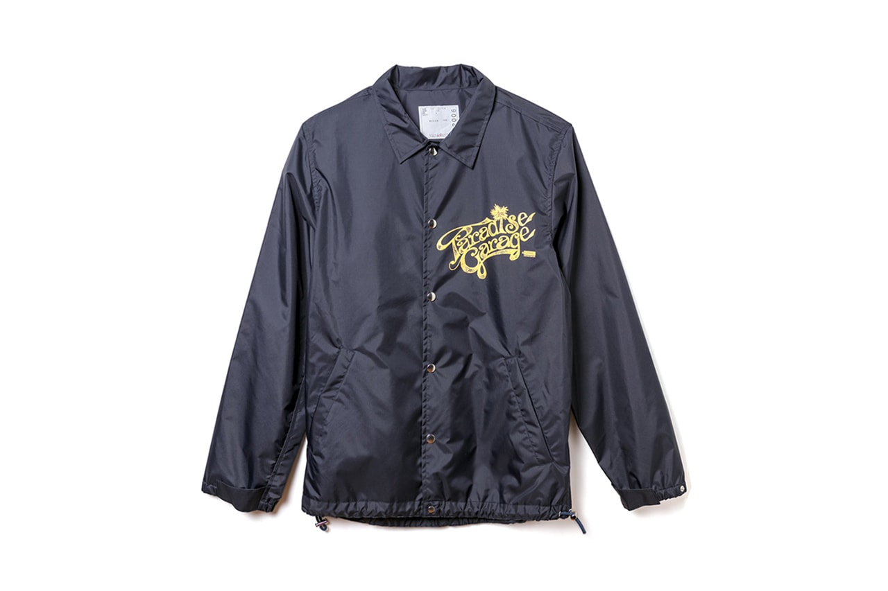 sacai paradise garage hypefest exclusive drop release info details chitose abe new york club graphic coaches jacket hoodie tee shirt hat print