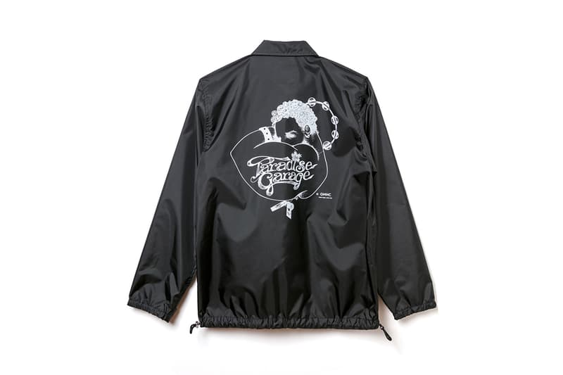 sacai paradise garage hypefest exclusive drop release info details chitose abe new york club graphic coaches jacket hoodie tee shirt hat print