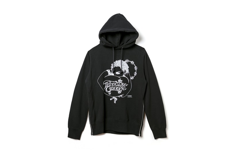 sacai paradise garage hypefest exclusive drop release info details chitose abe new york club graphic coaches jacket hoodie tee shirt hat print