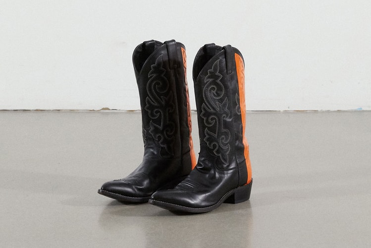 Helmut Lang Nods to Heritage With Hand-Painted Cowboy Boots
