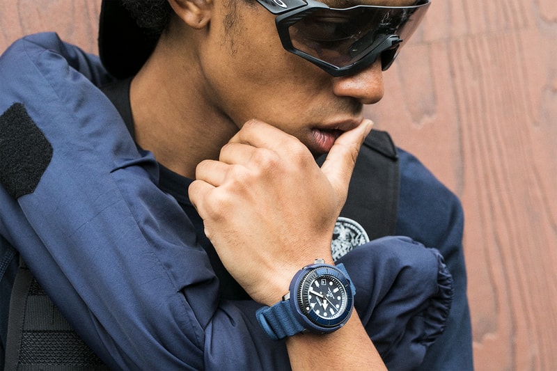 Seiko Prospex Street Series 2018 Japan solar power navy army green grey watches timepieces silicone bands