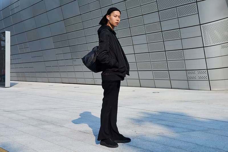 Seoul Fashion Week Spring/Summer 2019 Street-Style Part 1 Prada Raf Simons Joy Division Custom Denim Alyx Accessories Balenciaga A-COLD-WALL* ACW Undercover Chanel Thrasher Supreme Off-White x Nike "Spooky Pack" Blazer