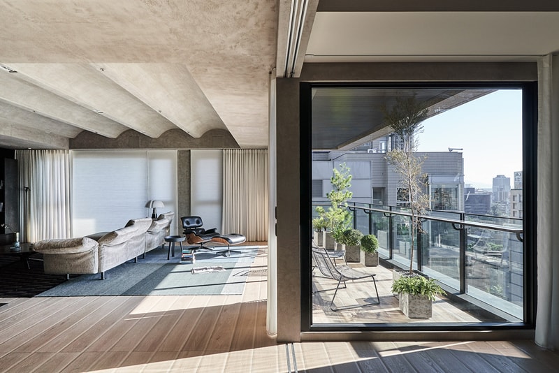 "Serenity in the City" Penthouse PENY HSIEH INTERIORS Architecture Homes Houses Modern Interior Views Landscape Design