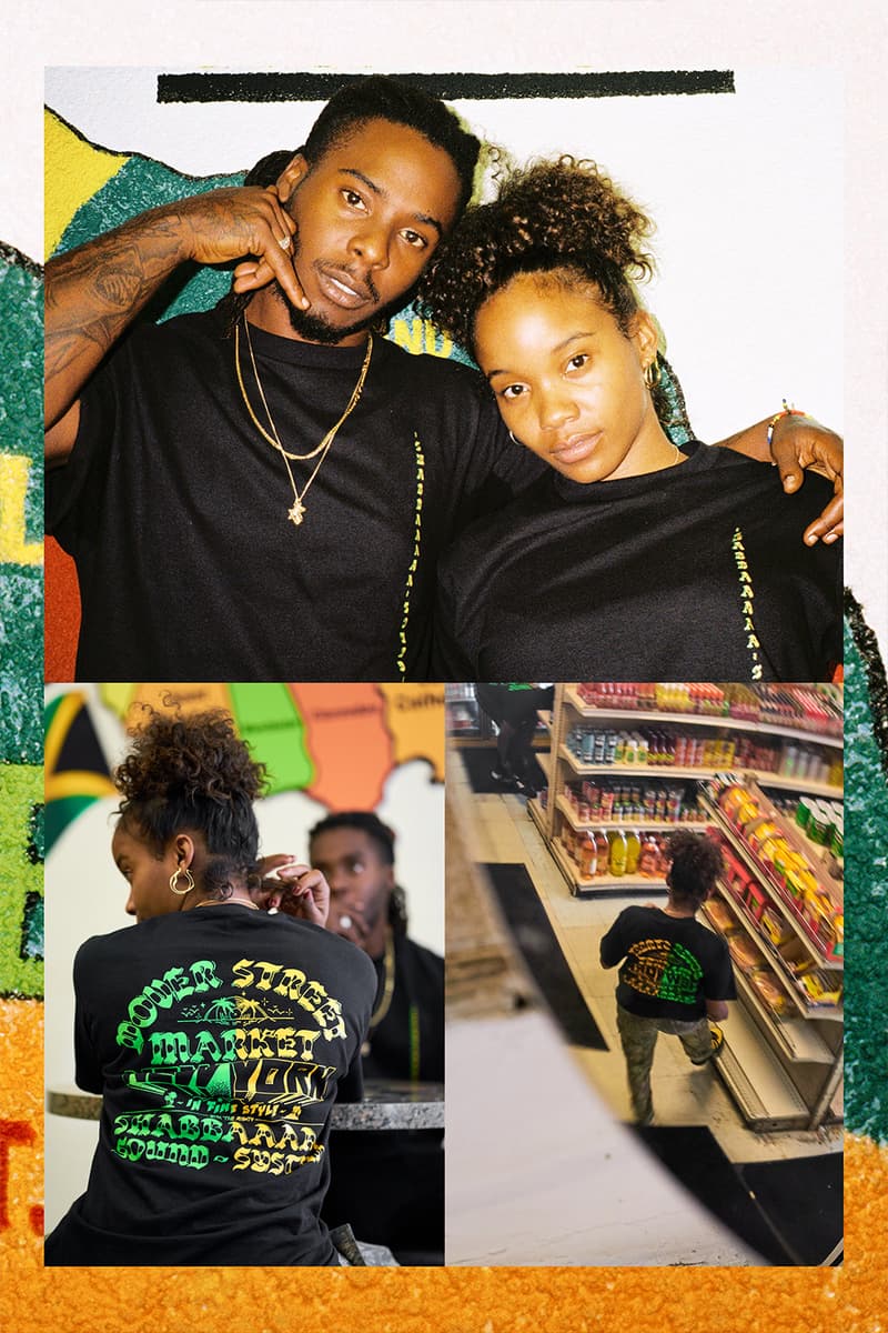 SHABBAAAAA DSMNY T-Shirt black yellow green dover street market new york release info