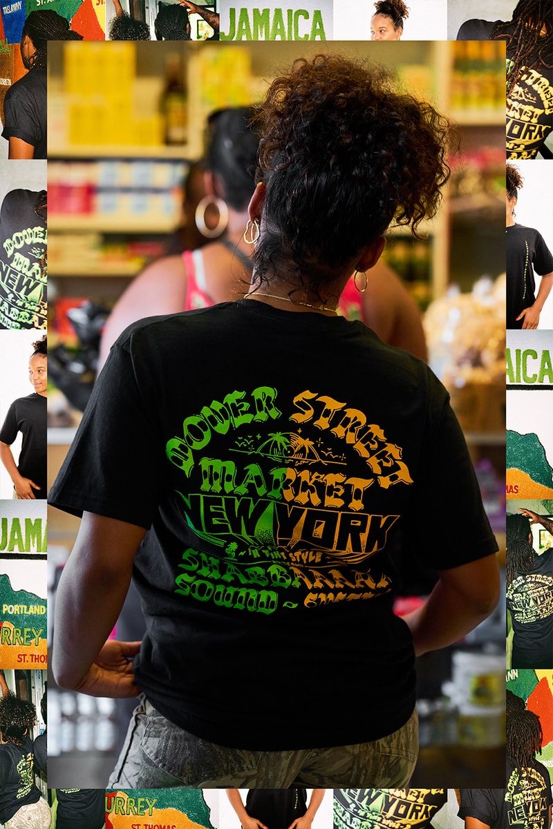SHABBAAAAA DSMNY T-Shirt black yellow green dover street market new york release info