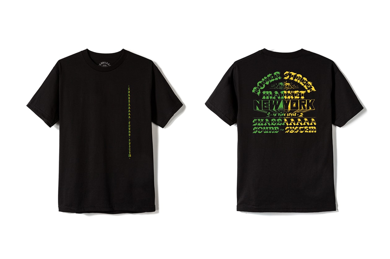 SHABBAAAAA DSMNY T-Shirt black yellow green dover street market new york release info