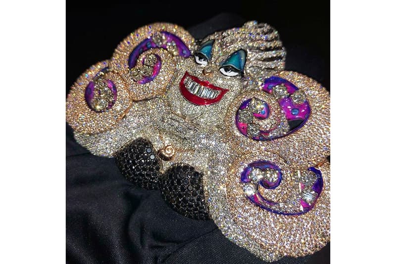 Sheck Wes Avianne & Co Elliot Alex Moss Chain Diamond Ice Ursula Little Mermaid The