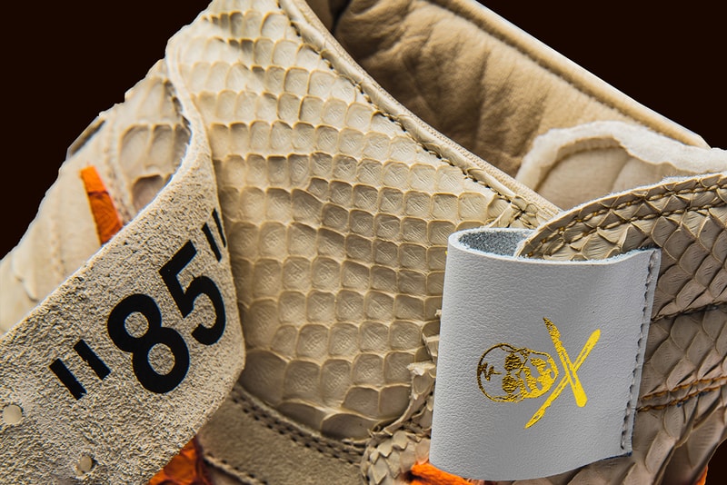 The Shoe Surgeon Air Jordan 1 All Hallow's Eve Halloween off-White Virgil Abloh Python Custom Nike Jordan Brand Orange Cream Limited Edition Release Details