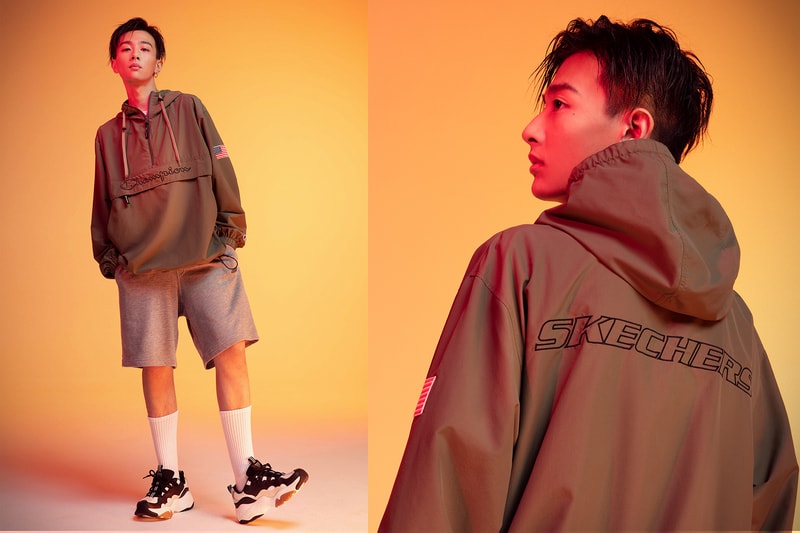 Skechers x Champion Clothing Collaboration 2018 Leisurewear Sportswear Street Style Chunky Sneakers 90s 