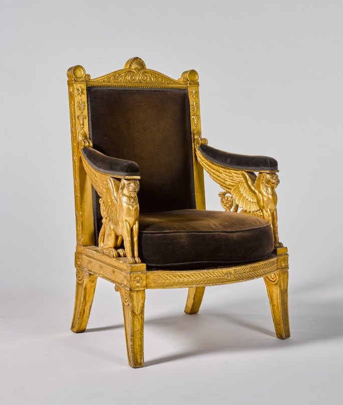 Sotheby's "The Midas Touch" Gold Auction ferrari car kate moss bust yves klein napoleon chair throne london sale bids