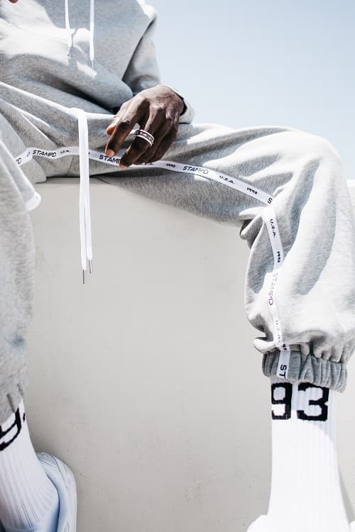 STAMPD Fall Winter 2018 Uniform Lookbook line collection label fw18 clothes outerwear jackets sweaters hoodies pants joggers sweats t shirts tees