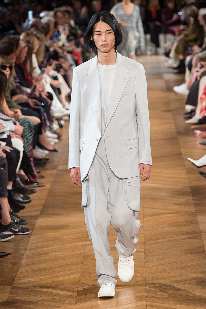 Stella McCartney spring summer 2019 paris fashion week runway show tie dye suit menswear
