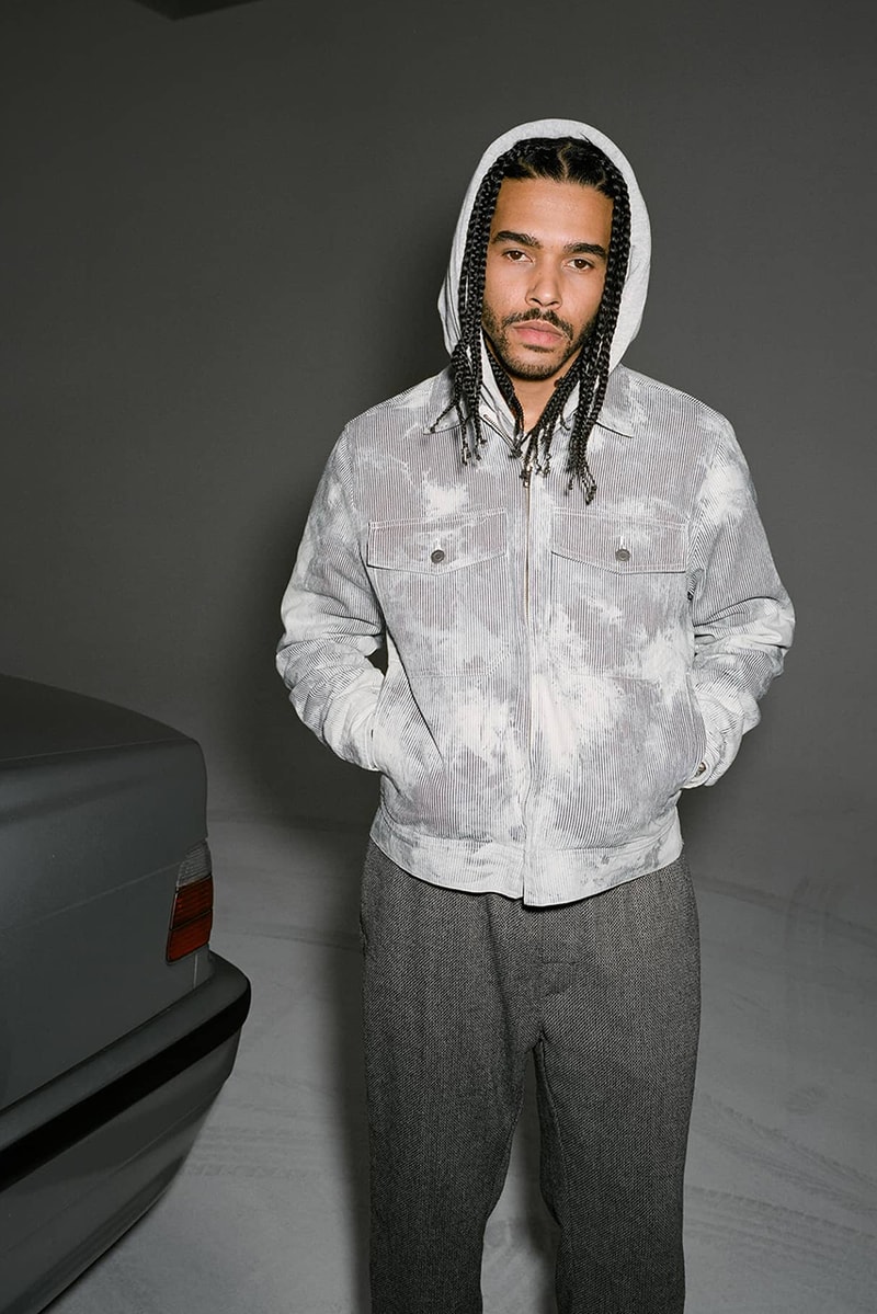 Stüssy holiday 2018 lookbook collection fall winter jacket puffer jacket hoodie coaches jacket jeans pants patchwork october 26 2018 release date info buy