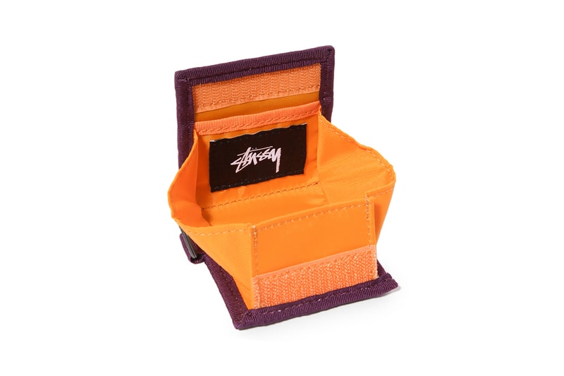 Stussy Porter Fall/Winter 2018 Bags Wallet Purse Tote Canvas Orange Pink Blue Black Green Purple Release Details London Chapter Store Dover Street Market Collaboration