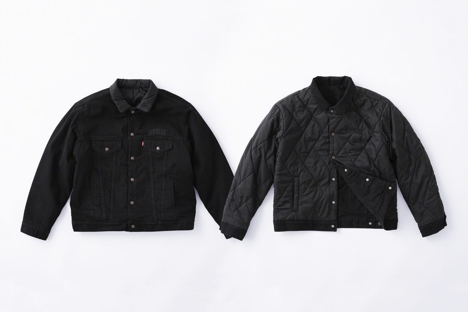 black jacket levis