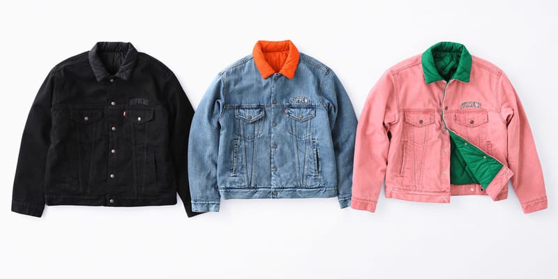 supreme x levis denim jacket