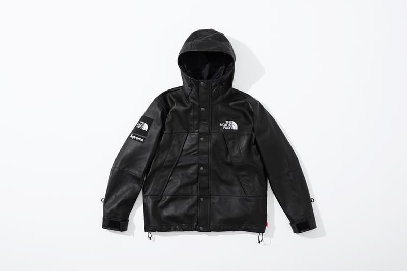 Supreme x The North Face FW18 Lambskin Collection Info jackets leather bags pouches hats caps new york tokyo japan lambskin premium outdoors soft hypebeast streetwear collaborations collection 