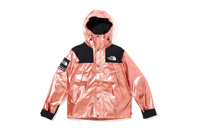 Mountain Parka Supreme x The North Face Jacket 50% Off TJ Maxx metallic rose metal spring summer 2018 