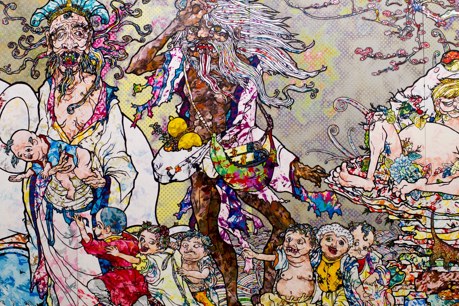 takashi murakami change the rule gagosian kaikai kiki mr madsaki art kai kai kiki Hong Kong Japan Super Flat Color MR. Pop DOB Flower