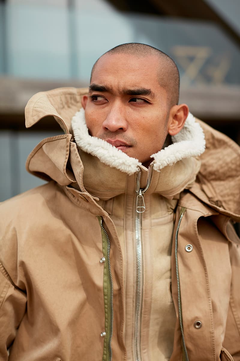 Ten C Fall/Winter 2018 Collection Outerwear Liner Jacket Sherpa Lining